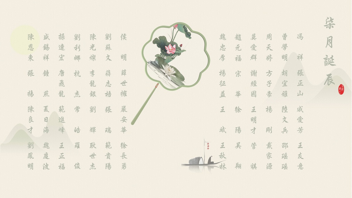 【生日祝?！抗ё?月生日的員工生日快樂！